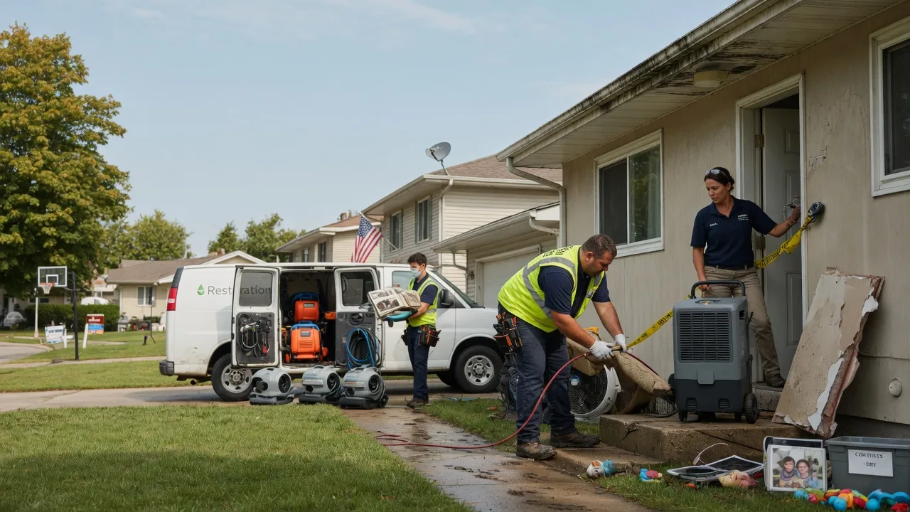 Water Damage Restoration in Lickingville, PA near me